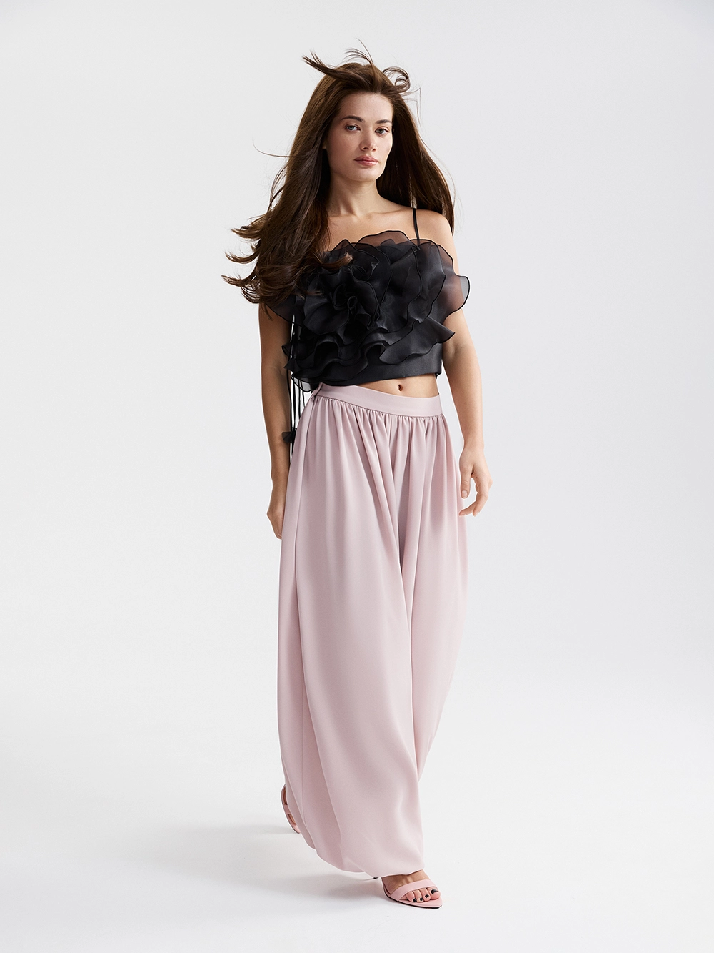 картинка топ из органзы camellia от магазина truered.ru (ex-SOLO·U)