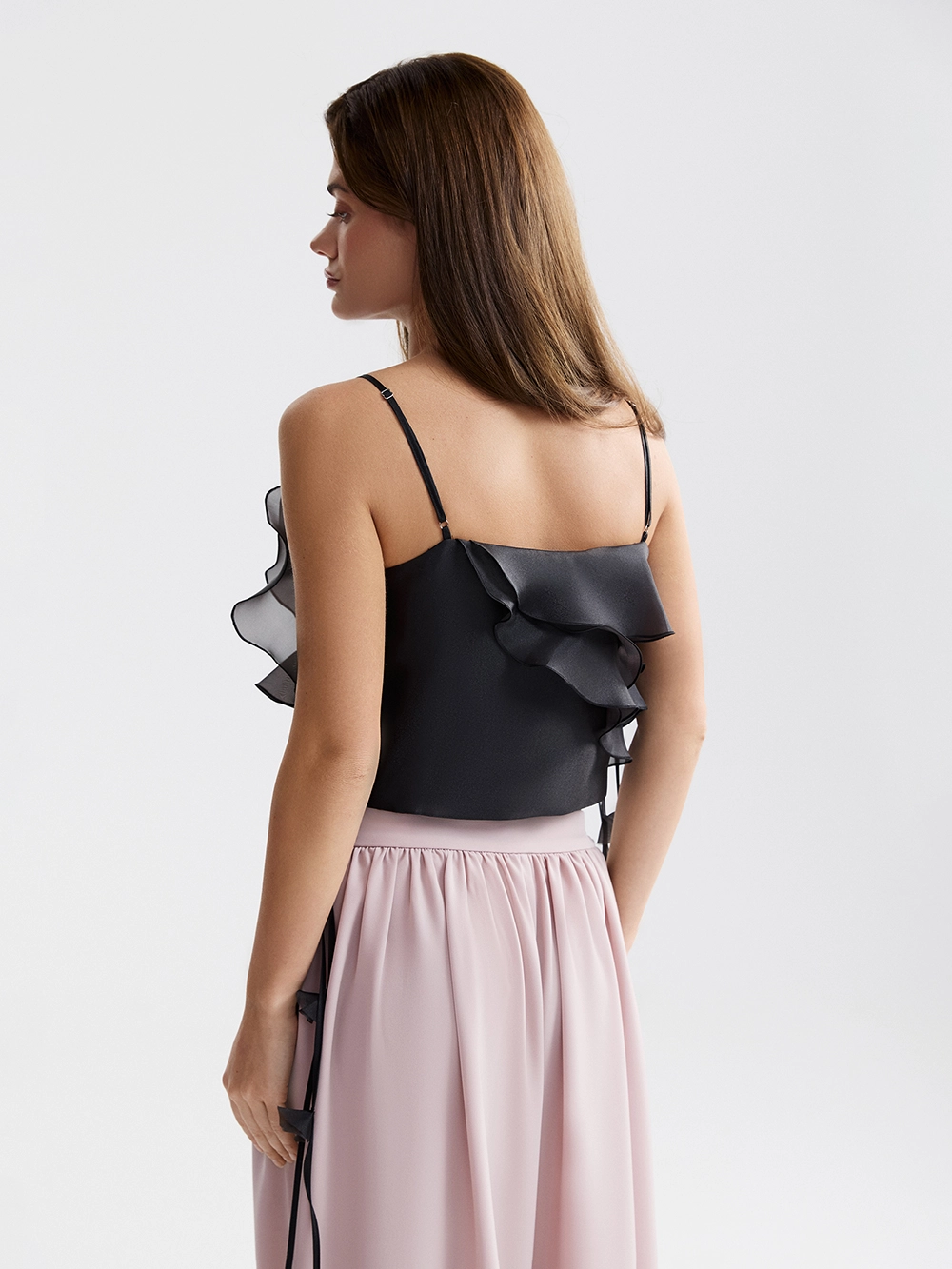 картинка топ из органзы camellia от магазина truered.ru (ex-SOLO·U)