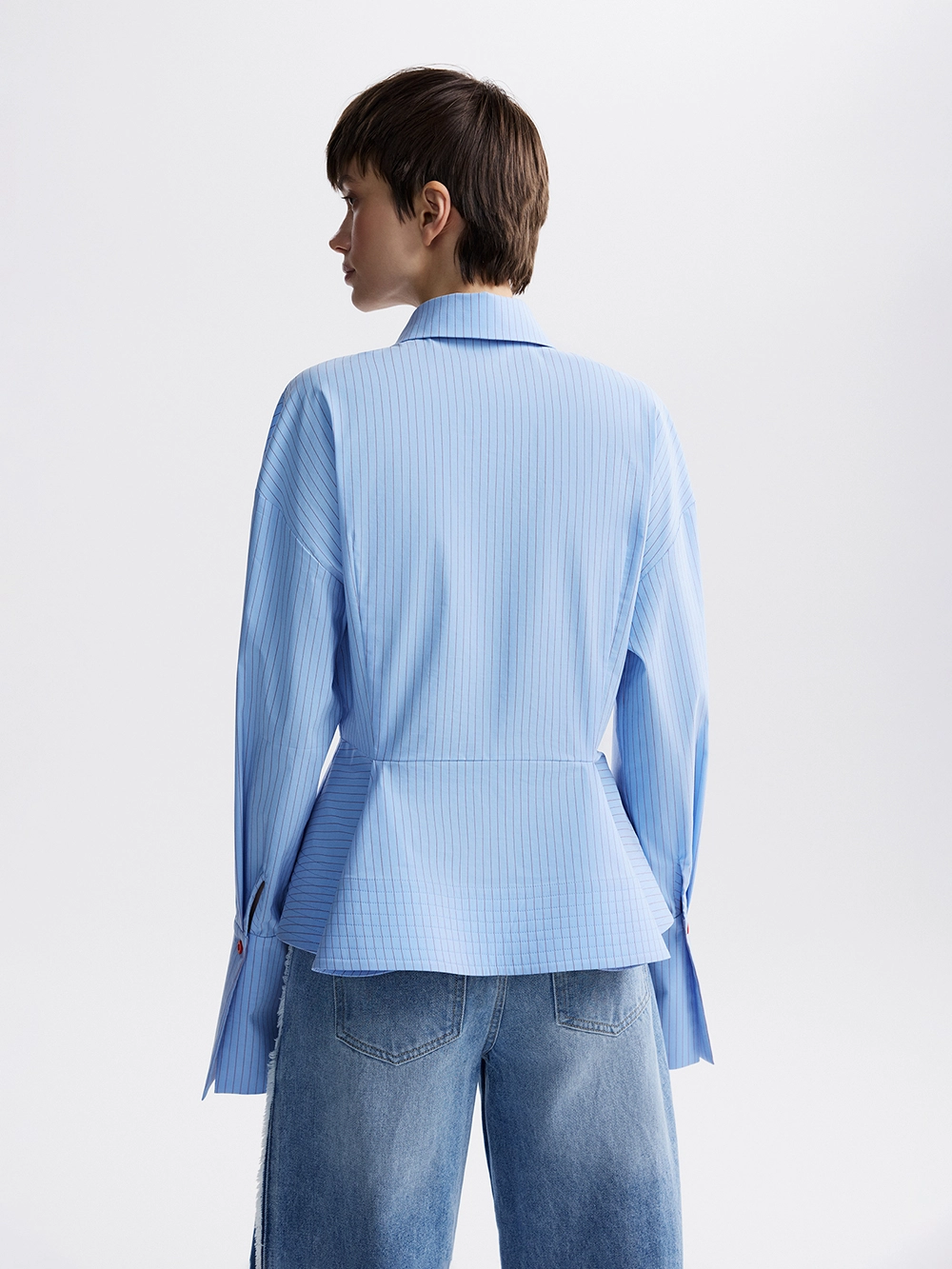 картинка рубашка с баской с розой-оригами  от магазина truered.ru (ex-SOLO·U)