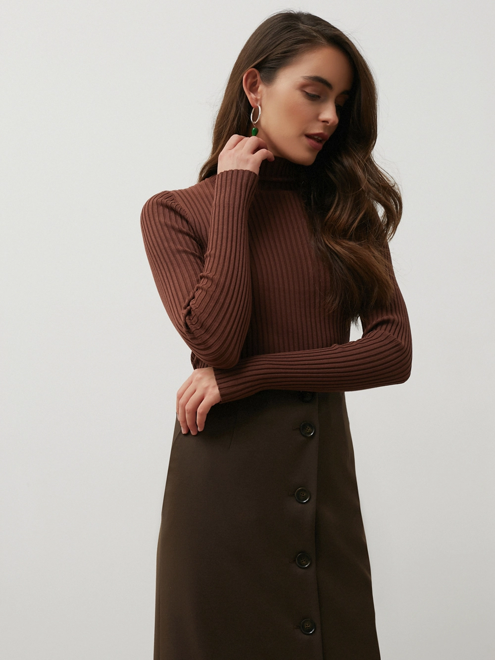 картинка юбка прямая на пуговицах от магазина truered.ru (ex-SOLO·U)